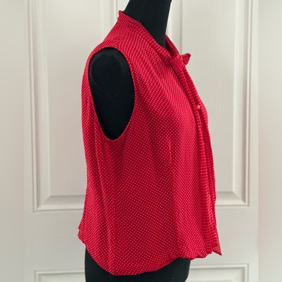 New York City Design Co. Candy Apple Red with White Pin Dots, L - Picture 3 of 6